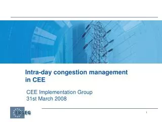 Intra-day congestion management in CEE
