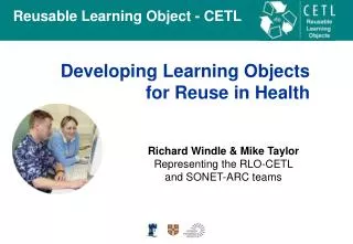 Developing Learning Objects for Reuse in Health