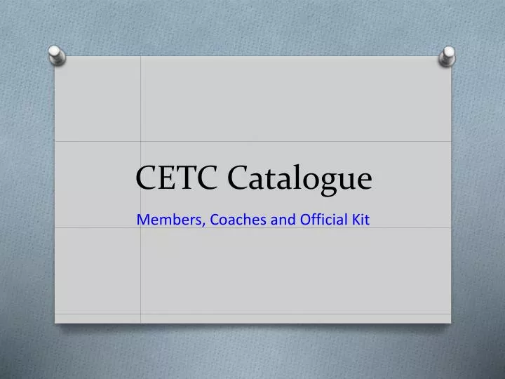 cetc catalogue