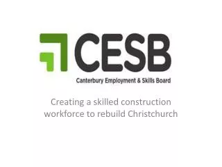 Creating a skilled construction workforce to rebuild Christchurch