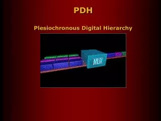 pdh plesiochronous digital hierarchy