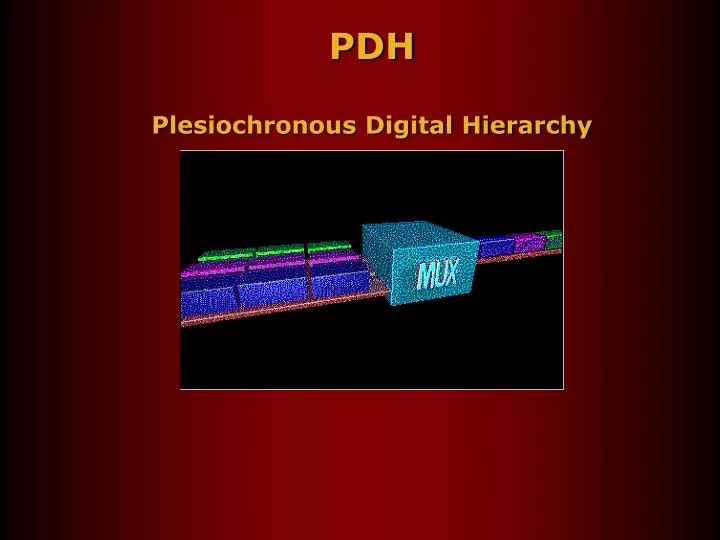 pdh plesiochronous digital hierarchy