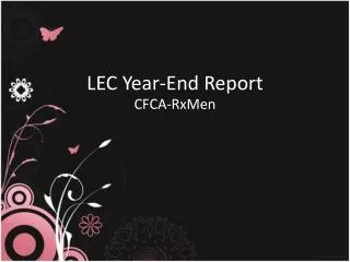 LEC Year -End Report