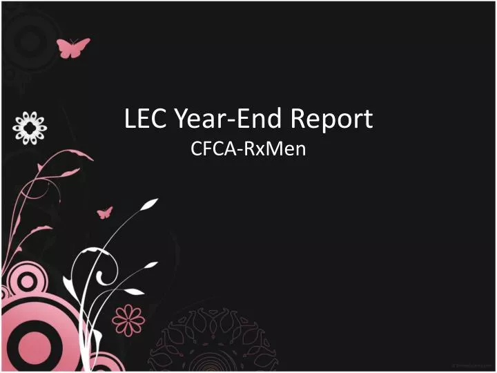 lec year end report