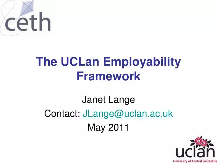 the uclan employability framework