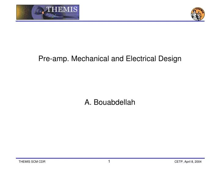 pre amp mechanical and electrical design