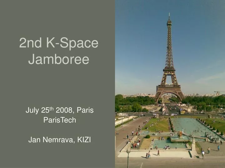 2nd k space jamboree