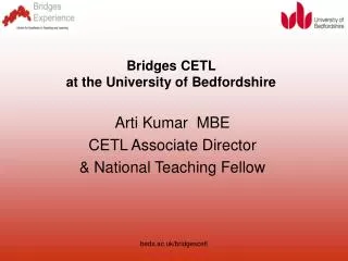 Bridges CETL at the University of Bedfordshire