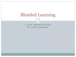 Blended Learning