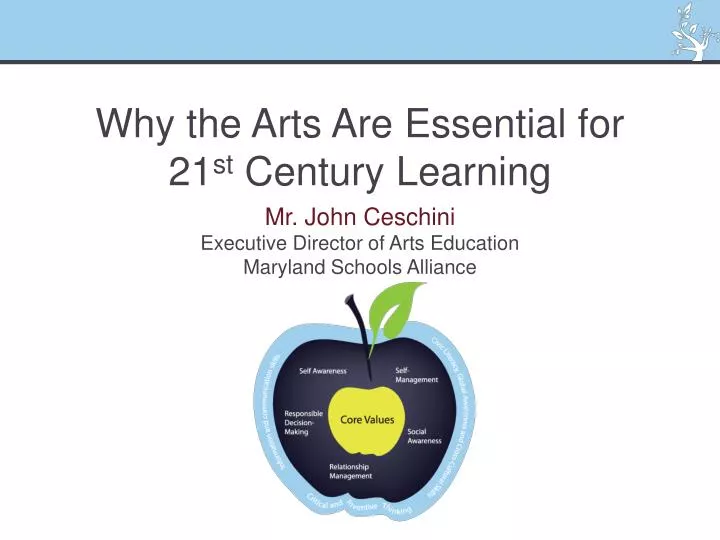 why the arts are essential for 21 st century learning