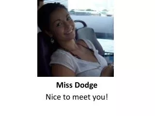 Miss Dodge