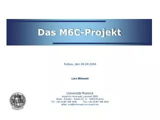 das m6c projekt