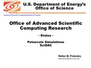 U.S. Department of Energy’s Office of Science
