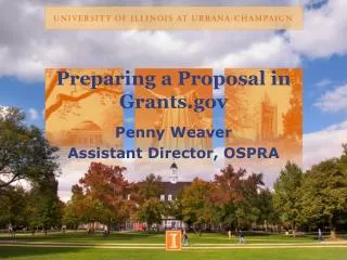 Preparing a Proposal in Grants