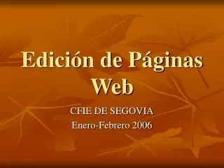 edici n de p ginas web
