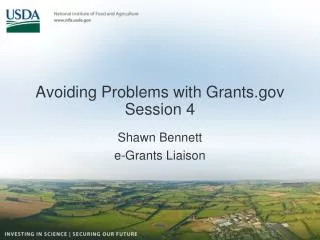 Avoiding Problems with Grants Session 4