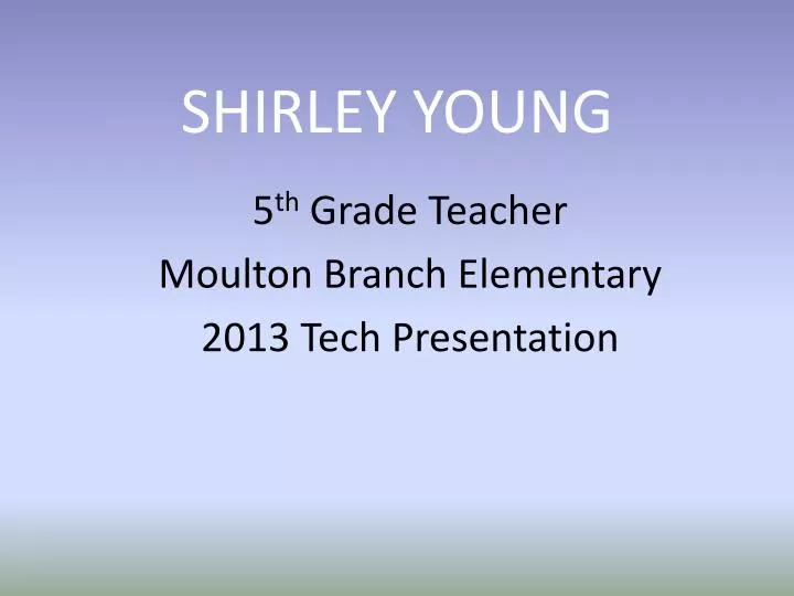 shirley young
