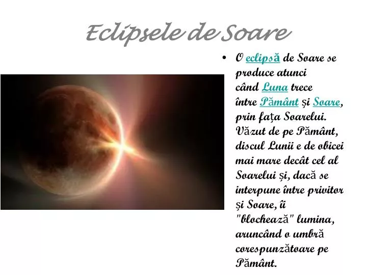 eclipsele de soare