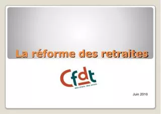 la r forme des retraites