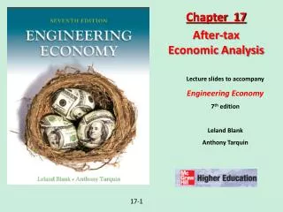 Lecture slides to accompany Engineering Economy 7 th edition Leland Blank Anthony Tarquin