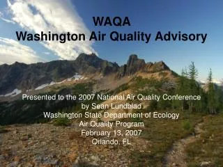 What is WAQA?