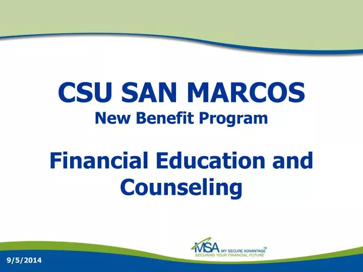 csu san marcos new benefit program financial education and counseling