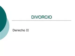 divorcio