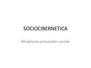 sociocibernetica