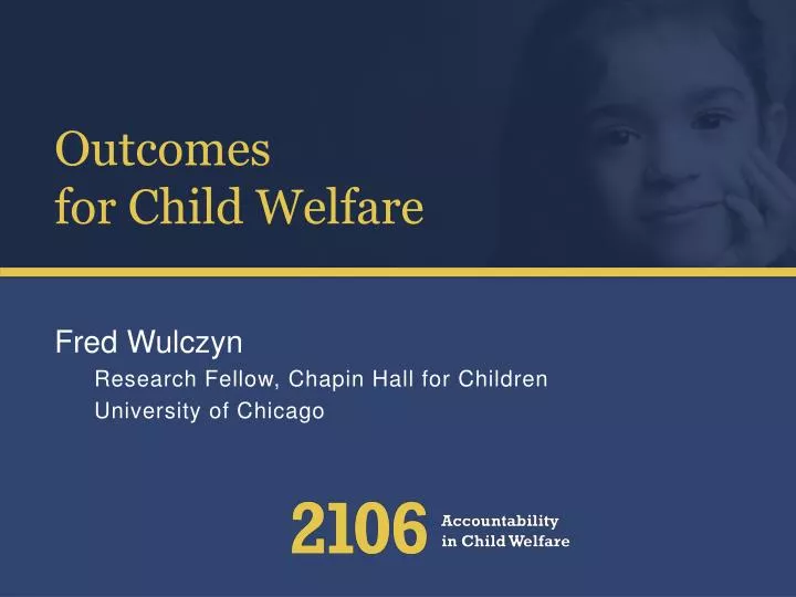 outcomes for child welfare