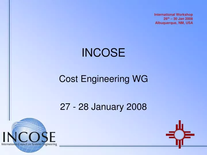incose cost engineering wg
