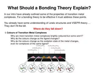 What Should a Bonding Theory Explain?