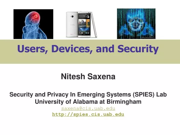 users devices and security