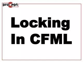 Locking In CFML