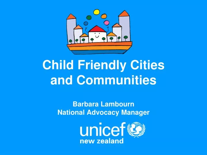 child friendly cities and communities