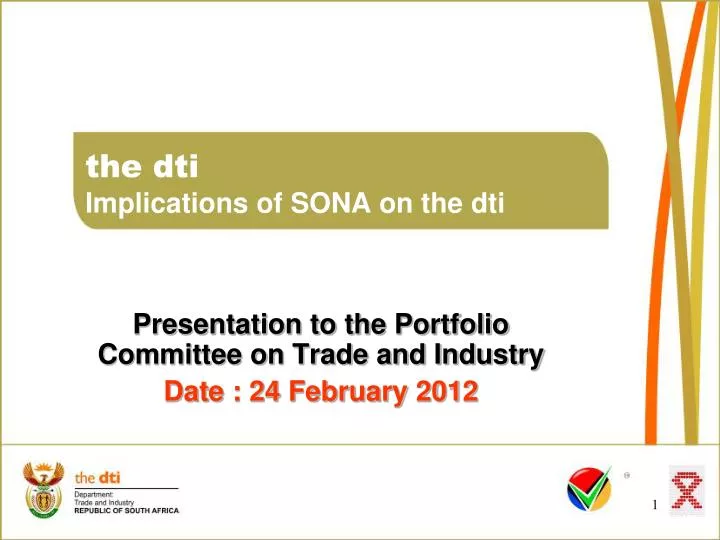 the dti implications of sona on the dti