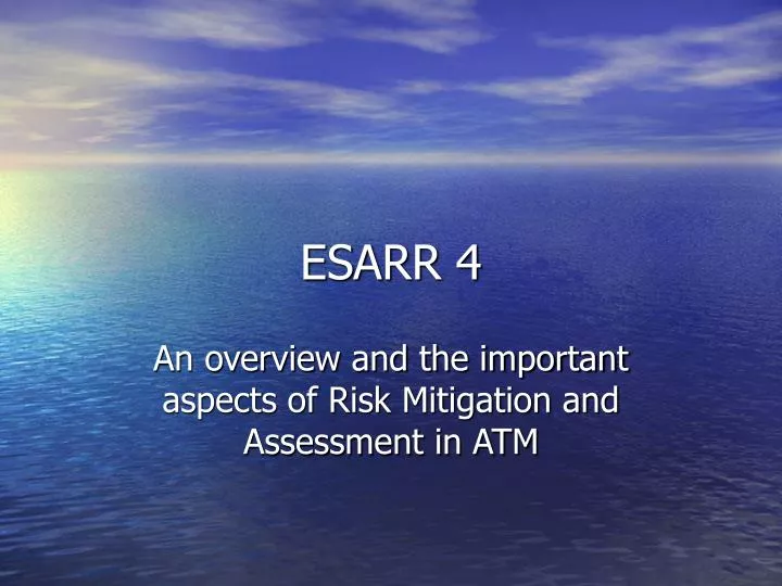 esarr 4