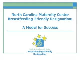 North Carolina Maternity Center Breastfeeding-Friendly Designation: A Model for Success