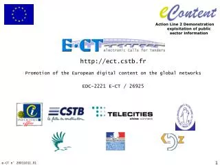 Promotion of the European digital content on the global networks