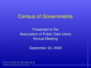 Census of Governments