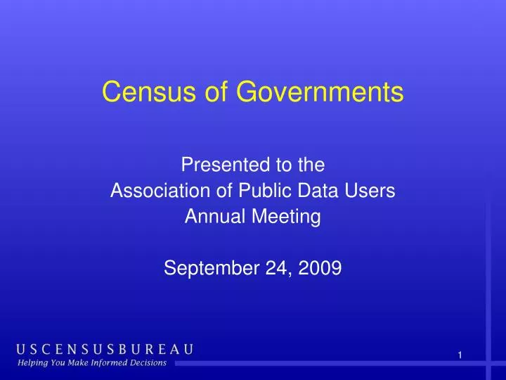 census of governments