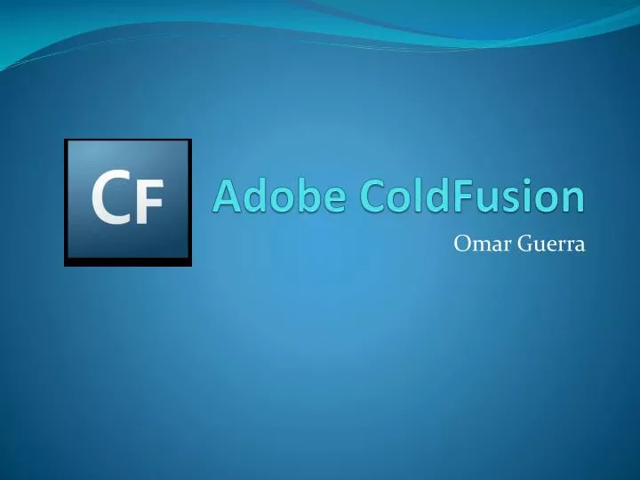 adobe coldfusion