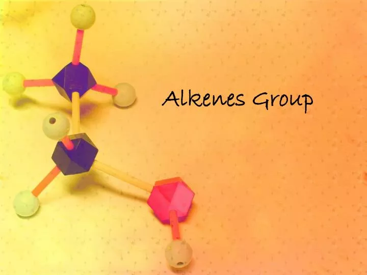 alkenes group