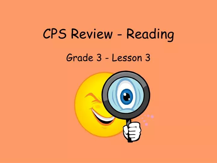 cps review reading