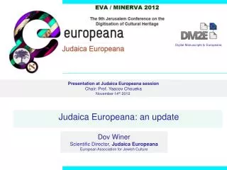 Judaica Europeana: an update