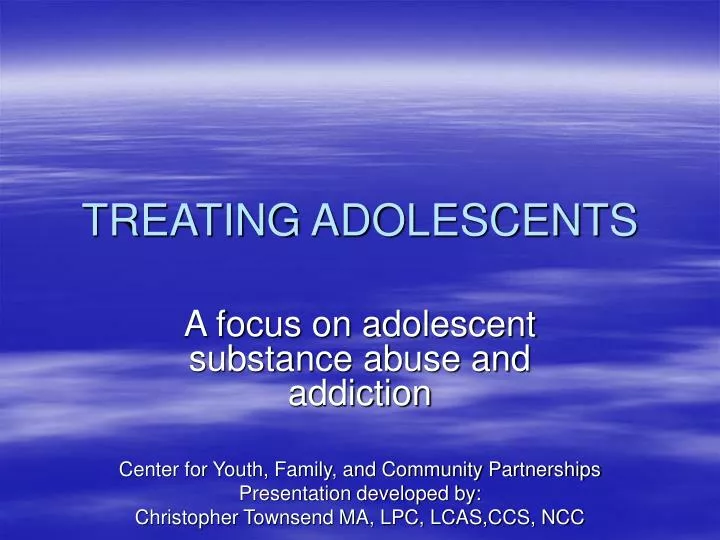 treating adolescents