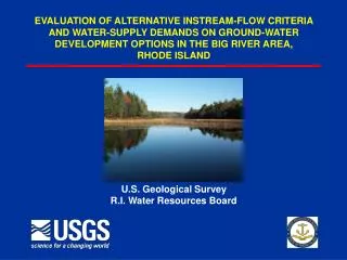 U.S. Geological Survey R.I. Water Resources Board