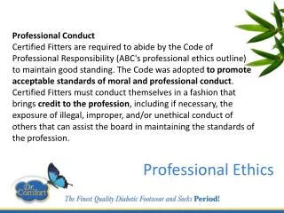 Professional Conduct