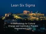 Lean Six Sigma - slide 1