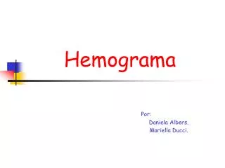 hemograma