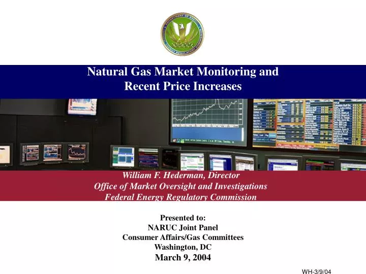natural gas market monitoring and recent price increases